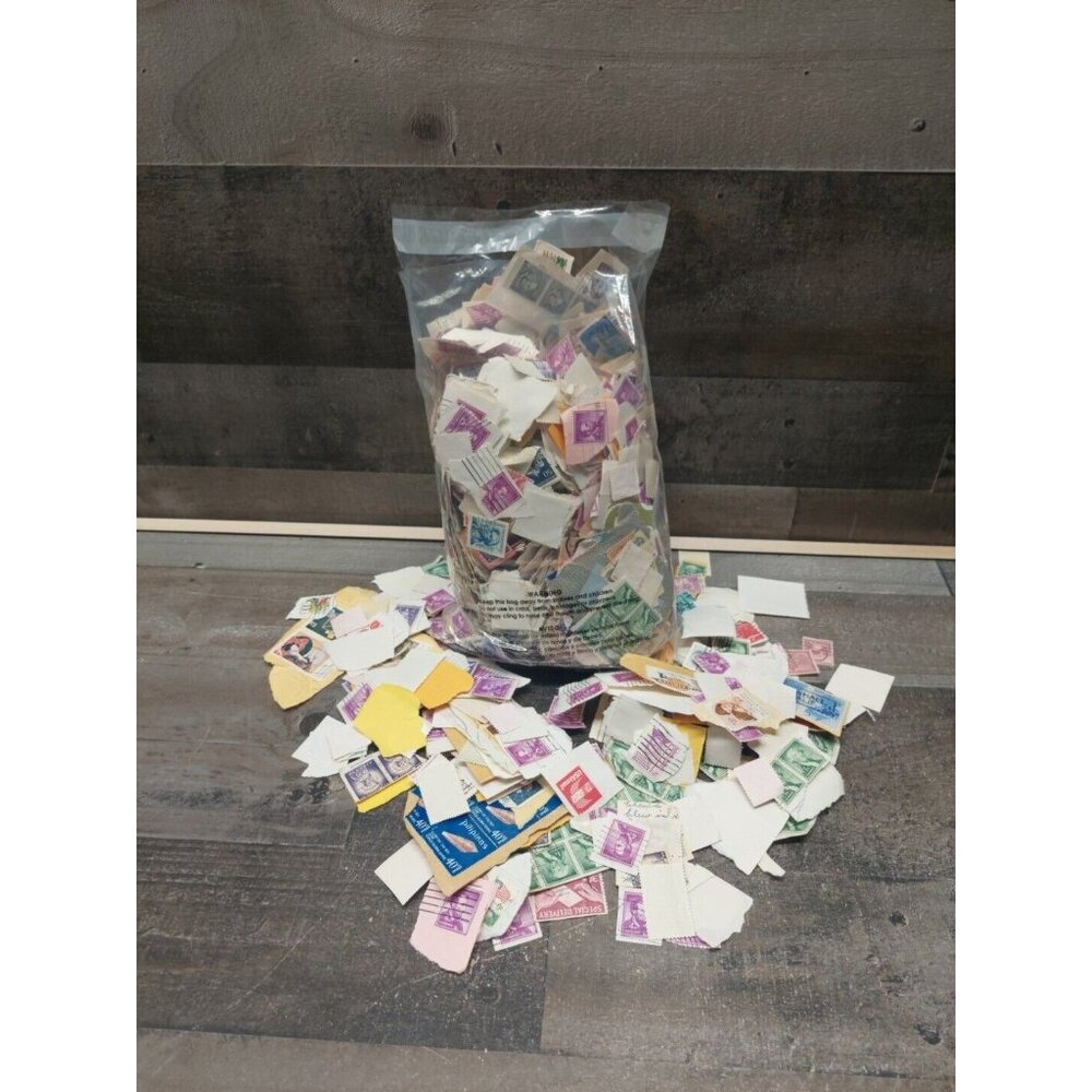 Vintage Worldwide Stamp Collection 1lb Variety Various Used/Unused Stamps